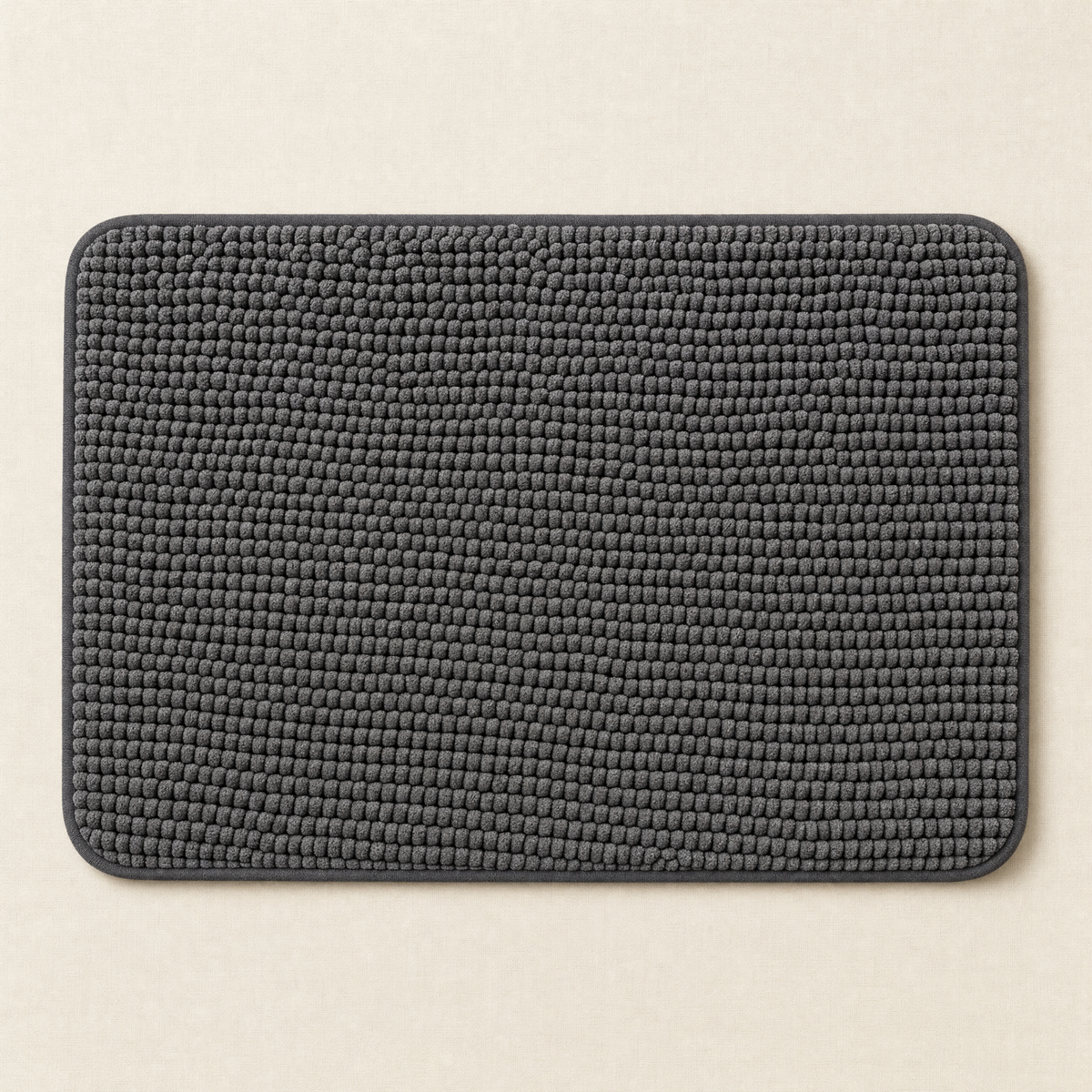 Tapis Pattelin gris anthracite vu de dessus